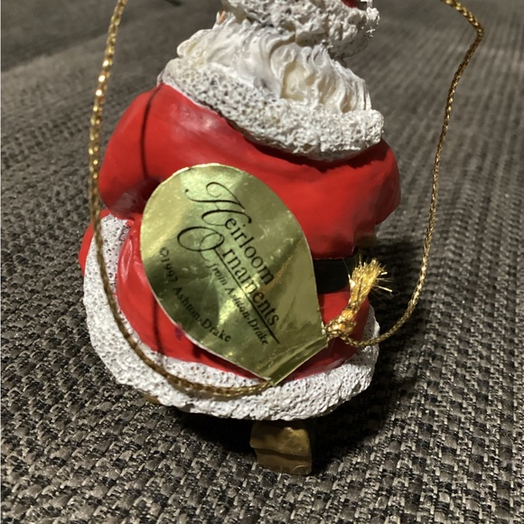 1998 Ashton Drake Santa Heirloom Christmas Ornament “ This Teddy’s Just Right” - Picture 3 of 5